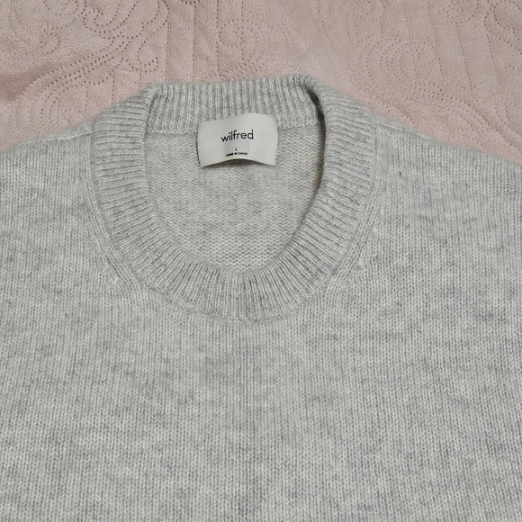 Aritzia Wilfred Cashmere Sweater Sz L - Picture 5 of 9